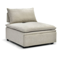 Rhodes Single Seat Sofa Bed - Taupe