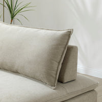 Rhodes Single Seat Sofa Bed - Taupe