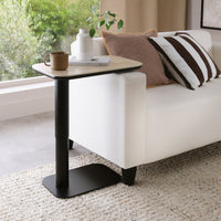 Riley Sintered Stone Gas Lift Adjustable Sofa Tables