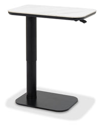 Riley Sintered Stone Gas Lift Adjustable Sofa Tables