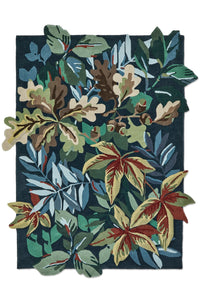 Sanderson Rugs - Robin's Wood Forest Green