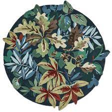 Sanderson Rugs - Robin's Wood Forest Green