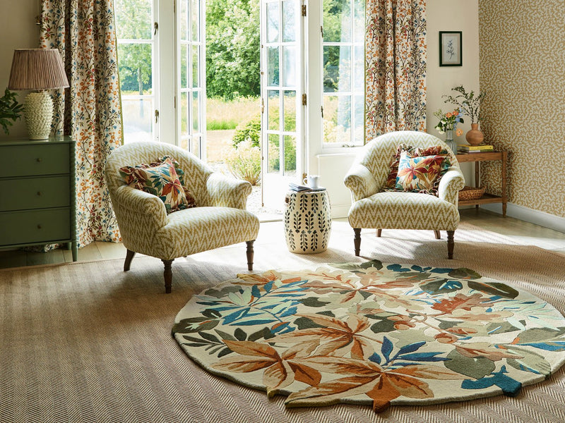 Sanderson Rugs - Robin's Wood Russet Brown