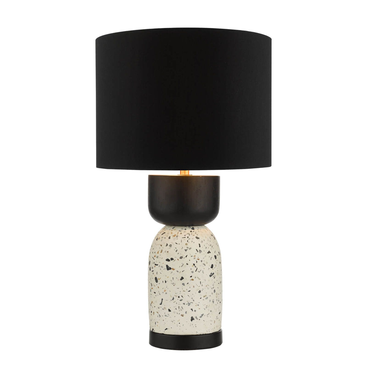 Roja Table Lamp with Shade - Terrazzo/Black