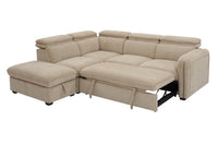Roscoe Corner Sofa Bed - Oatmeal
