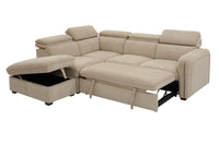 Roscoe Corner Sofa Bed - Oatmeal