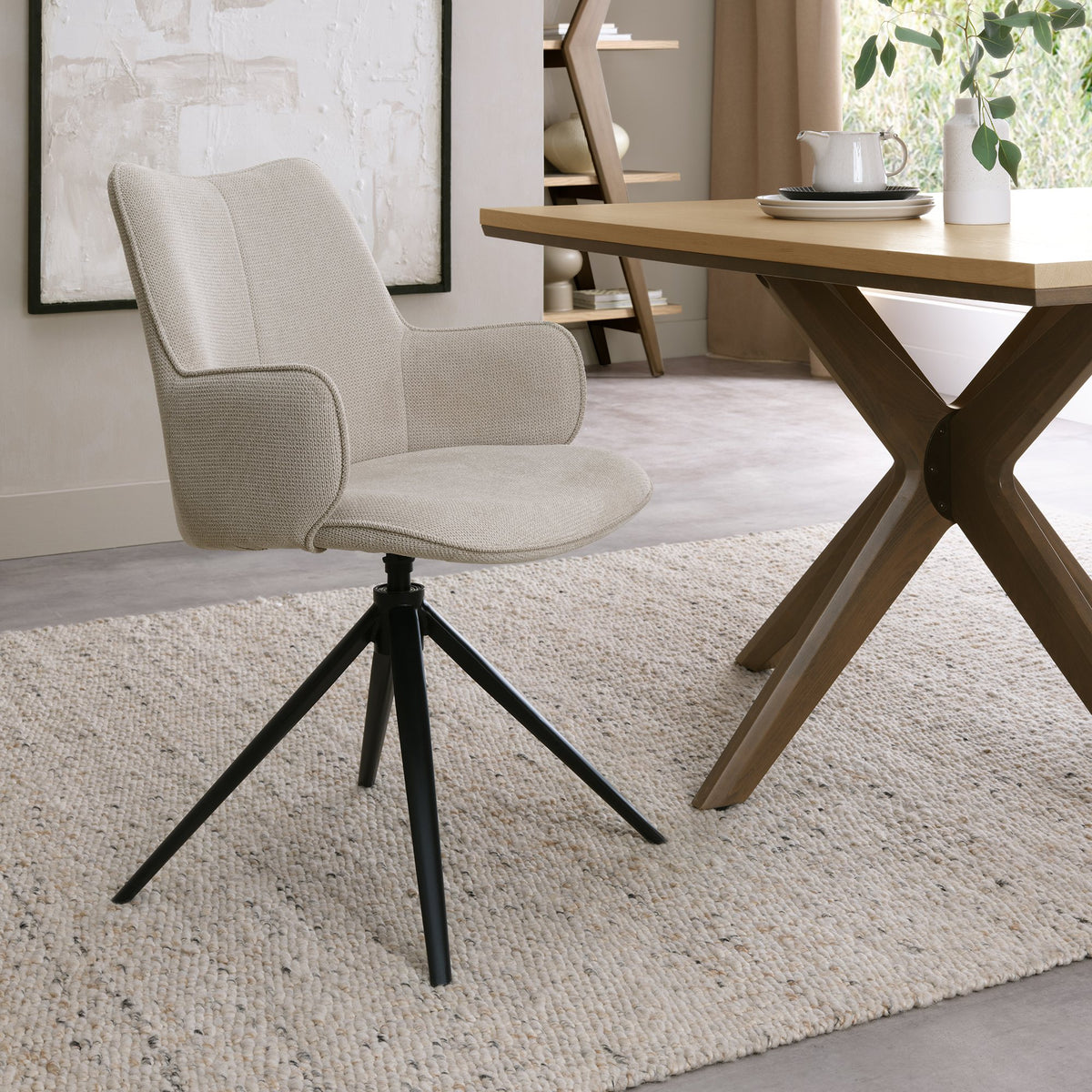 Rowan - 360° Self Returning Swivel Chair (Various)