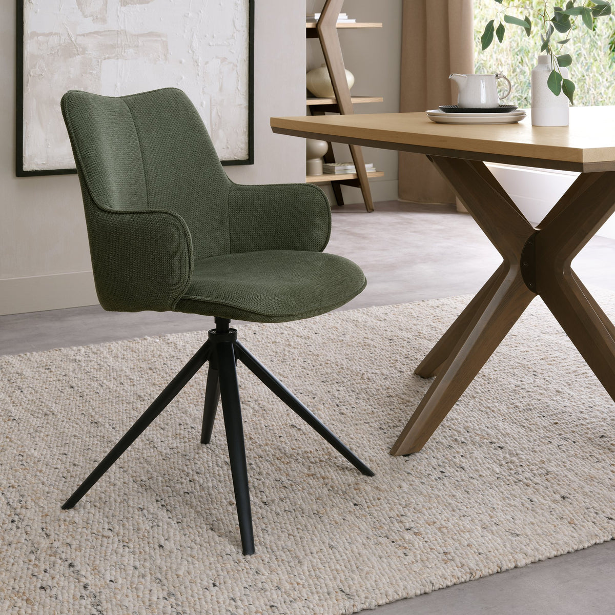 Rowan - 360° Self Returning Swivel Chair (Various)