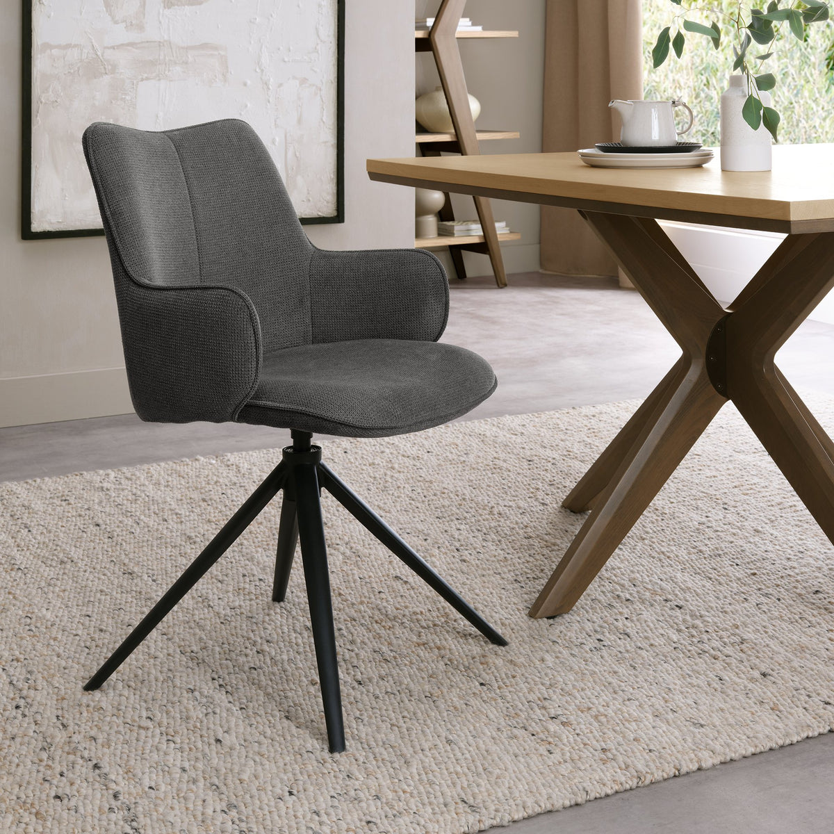 Rowan - 360° Self Returning Swivel Chair (Various)