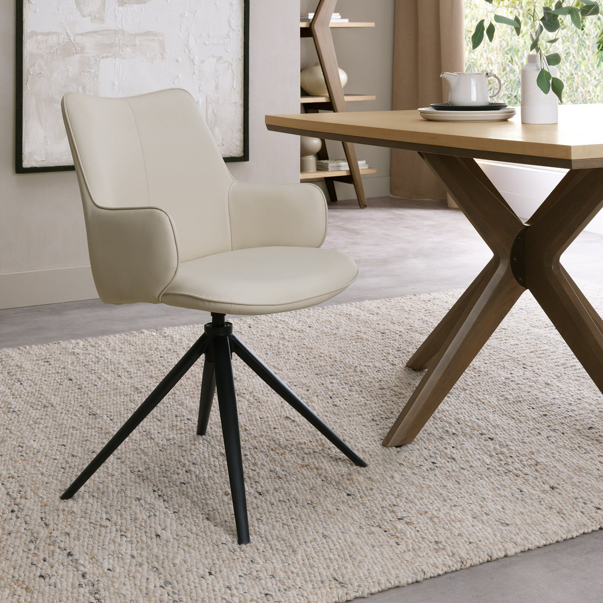 Rowan - 360° Self Returning Swivel Chair (Various)