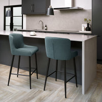 Rubens Upholstered Bar Stools - Various Colours