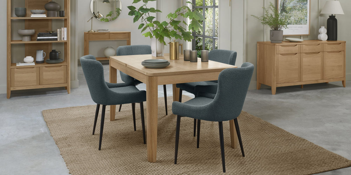 Rubens Upholstered Dining Chairs - Various Colours