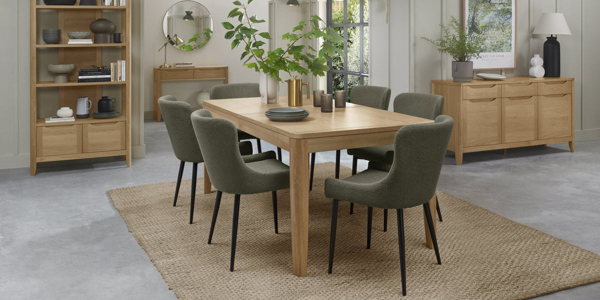 Rubens Upholstered Dining Chairs - Various Colours
