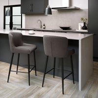 Rubens Upholstered Bar Stools - Various Colours