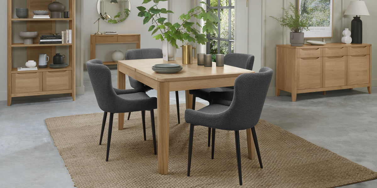 Rubens Upholstered Dining Chairs - Various Colours