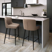 Rubens Upholstered Bar Stools - Various Colours