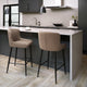 Rubens Upholstered Bar Stools - Various Colours