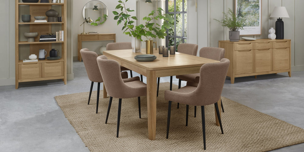 Rubens Upholstered Dining Chairs - Various Colours