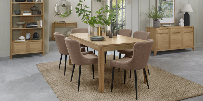 Rubens Upholstered Dining Chairs - Various Colours
