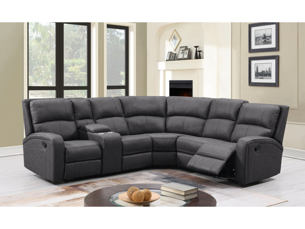 Silverton Manual Reclining Upholstery Collection - Grey