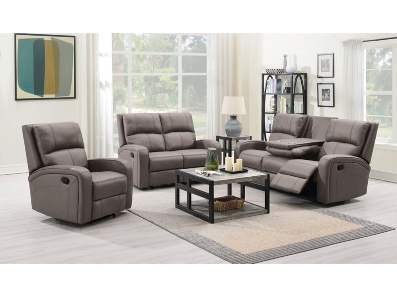 Silverton Manual Reclining Upholstery Collection - Taupe