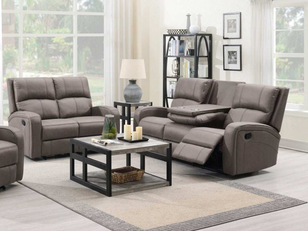 Silverton Manual Reclining Upholstery Collection - Taupe