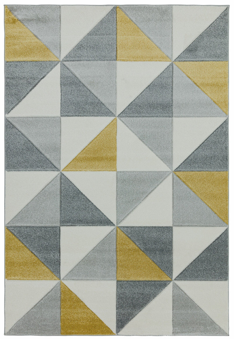 Sketch Rug - Cubic Ochre SK06