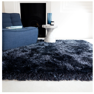 Plush Rug - Navy