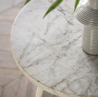 Amalfi Side Table - White
