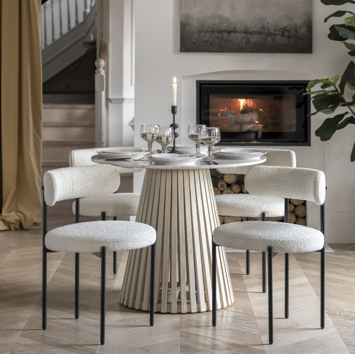 Aveley Dining Chairs (pair) - Various Colours Available