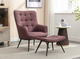 Katelyn Accent Chair and Footstool Collection - Various Colours