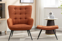 Katelyn Accent Chair and Footstool Collection - Various Colours