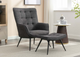 Katelyn Accent Chair and Footstool Collection - Various Colours
