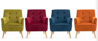 Tara Accent Chair Collection - Various Colours