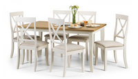 Davenport Dining Collection - White/Oak