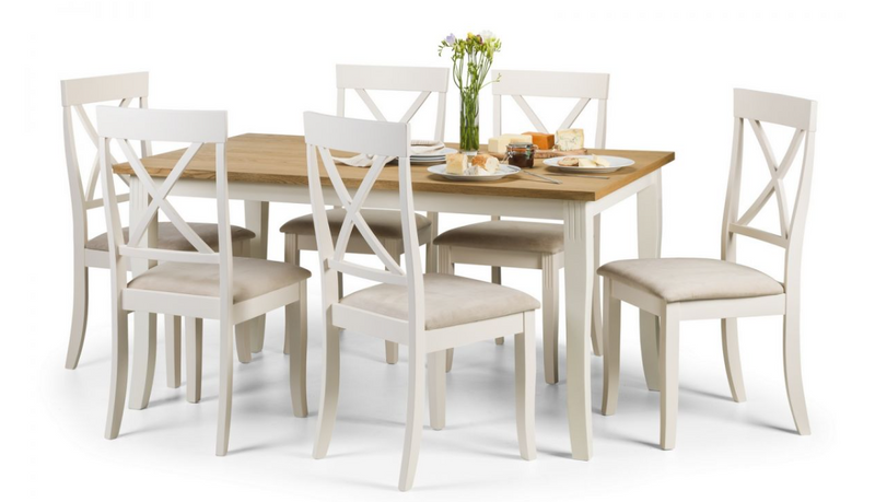 Davenport Dining Collection - White/Oak