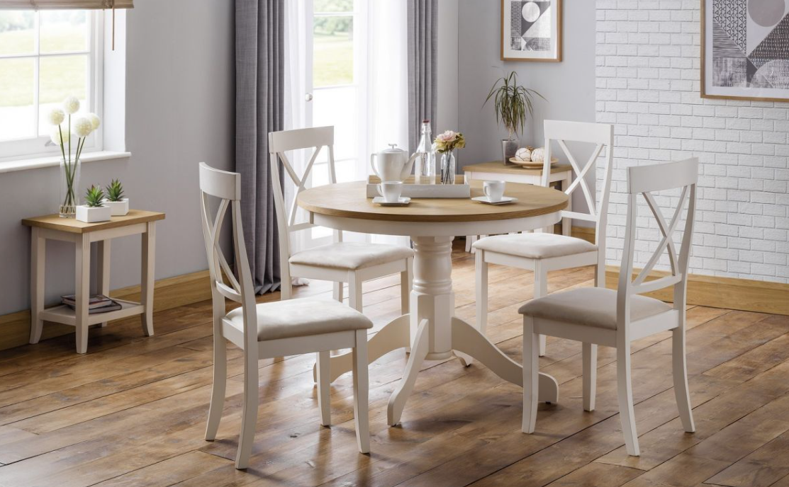 Davenport Dining Collection - White/Oak