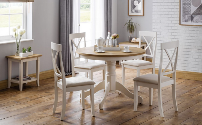 Davenport Dining Collection - White/Oak