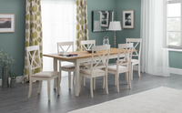 Davenport Dining Collection - White/Oak