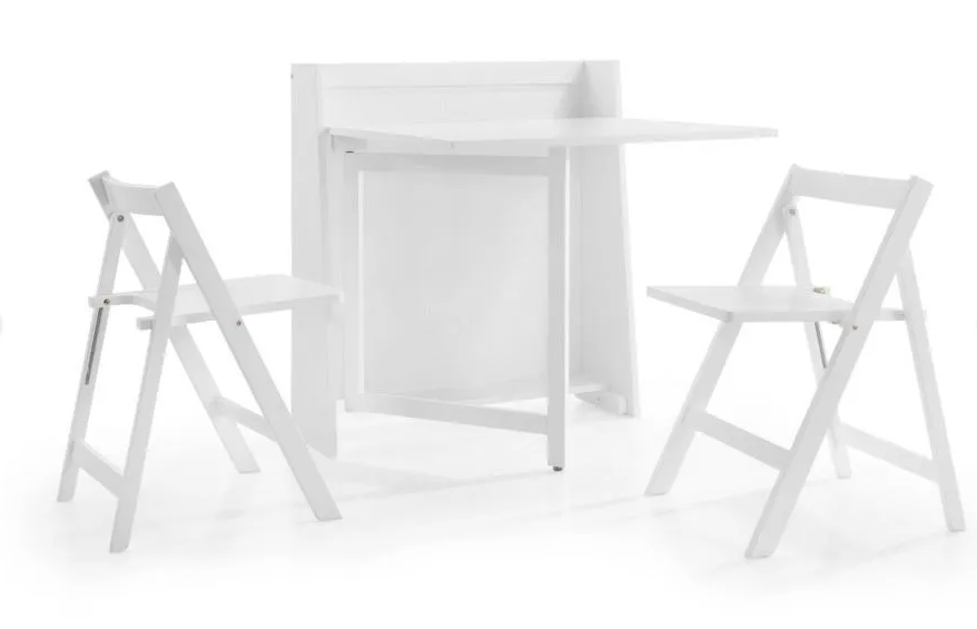 Helsinki Folding Dining Set - White