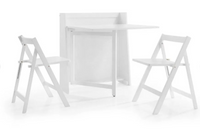 Helsinki Folding Dining Set - White