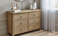 6 Drawer Wide Chest