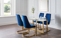 Minori Dining Table - Glass/Gold
