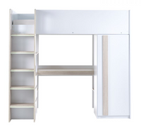 Ocean High Sleeper - Pale Wood/White