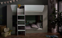 Parsec Bunk Bed - Taupe and White