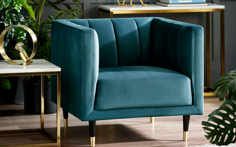 Salma Upholstery Collection - Teal