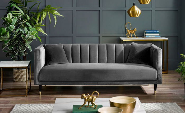 Salma Upholstery Collection - Grey