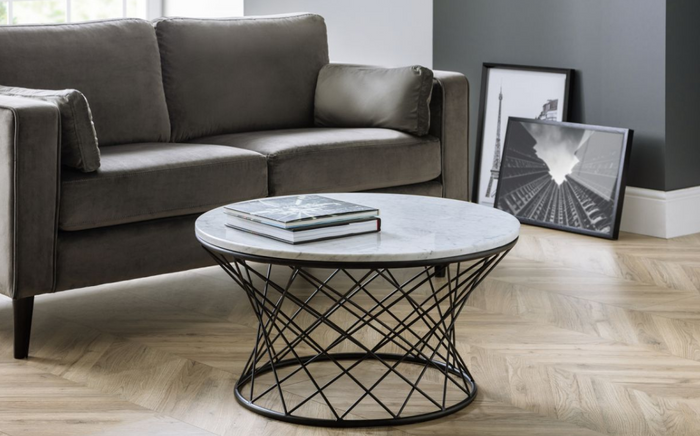 Trevi Real Marble Coffee Table