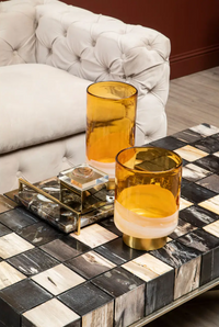 Cleo Amber Vase Collection