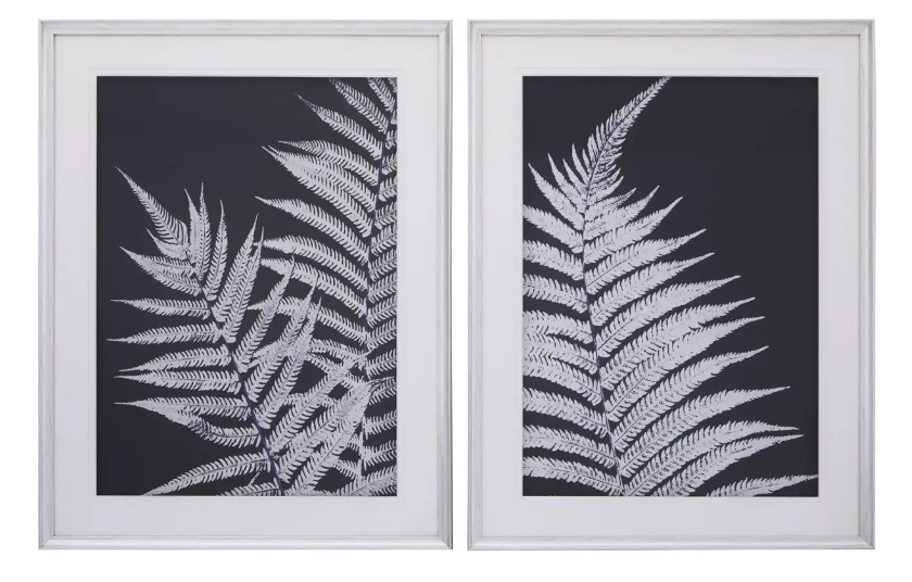 Nason Leaf Print Wall Art Set
